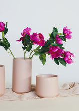 Load image into Gallery viewer, Mauve Pink Kendall Ceramic Floral Pot - 6.75" Tall
