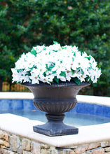 Load image into Gallery viewer, Artificial Indoor/Outdoor Water Resistant Poinsettia Bush in White - 15&quot; Tall
