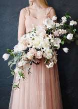 Load image into Gallery viewer, Silk Reflexed Rose in White - 19" Tall
