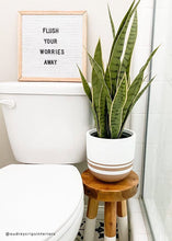 Load image into Gallery viewer, Artificial Indoor/Outdoor Potted Snake Plant - 24&quot; Tall
