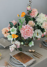 Load image into Gallery viewer, Pink Cream Artificial Lilac Flower
