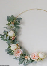 Load image into Gallery viewer, Artificial Flower Peony Bud in Cream - 18&quot; Tall
