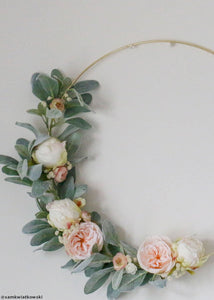 Artificial Flower Peony Bud in Cream - 18" Tall